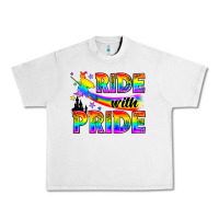 Lunar Rock Western LGBTQ+ Ride With Pride Urban Heavy Tee - BundleAndBundleShop
