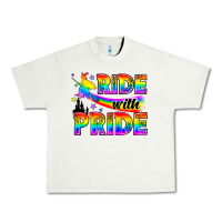 Pistachio Western LGBTQ+ Ride With Pride Urban Heavy Tee - BundleAndBundleShop