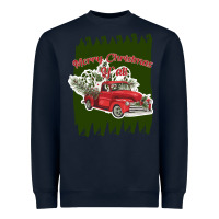 Navy merry christmas y'all truck Heavyweight Sweatshirt - Bettercallsaul