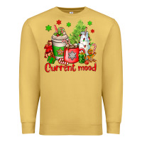 Antique Gold current mood christmas Premium Sweatshirt - OliviaCreatesArt