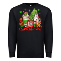 Black current mood christmas Premium Sweatshirt - OliviaCreatesArt