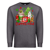 Charcoal Heather current mood christmas Premium Sweatshirt - OliviaCreatesArt
