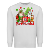 Dove Grey current mood christmas Premium Sweatshirt - OliviaCreatesArt