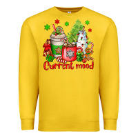 Lemon current mood christmas Premium Sweatshirt - OliviaCreatesArt