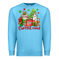 Ocean Blue current mood christmas Premium Sweatshirt - OliviaCreatesArt
