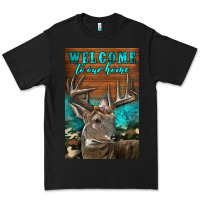 Black Western Buck Deer Garden Premium Tee - LillyAllenDesigns
