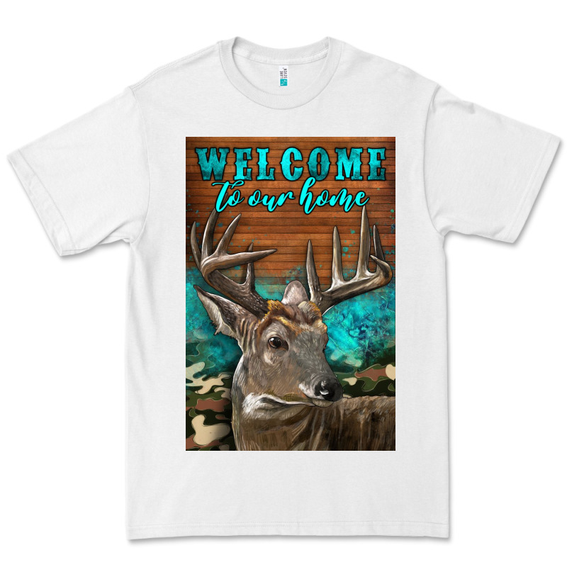 Western Buck Deer Garden Premium Tee by LillyAllenDesigns | Teevron