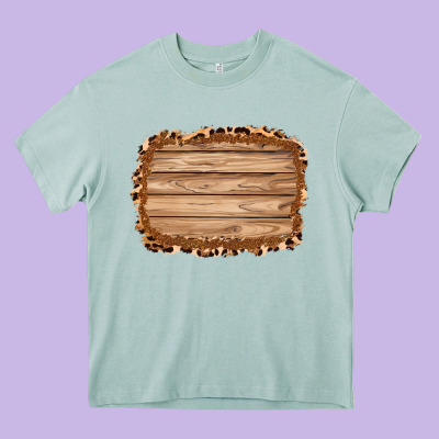 Wood Leopard And Shimmer Background 3200x2400 Heavy Core Tee Designed By Adodesignshop