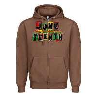 Chestnut juneteenth freeish since 1865 Zipper Hoodie - CowGirlArtShop