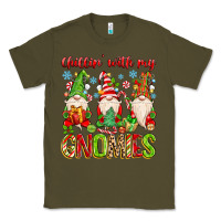 Army Green chillin with my gnomies Classic Tee - MaliasSmallBusiness