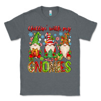 Charcoal Heather chillin with my gnomies Classic Tee - MaliasSmallBusiness