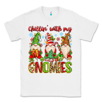 White chillin with my gnomies Classic Tee - MaliasSmallBusiness