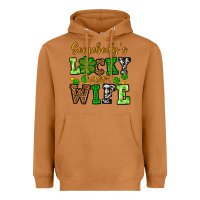 Meerkat St. Patrick's Somebody’s lucky ass wife Heavyweight Hoodie - OliviaCreatesArt