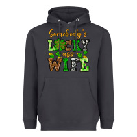Smoke St. Patrick's Somebody’s lucky ass wife Heavyweight Hoodie - OliviaCreatesArt
