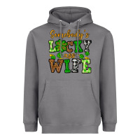 Storm St. Patrick's Somebody’s lucky ass wife Heavyweight Hoodie - OliviaCreatesArt