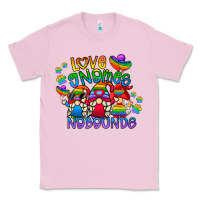 Bubblegum Pink love gnome no bounds Classic Tee - CowhideDigitalArt
