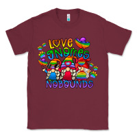 Burgundy love gnome no bounds Classic Tee - CowhideDigitalArt