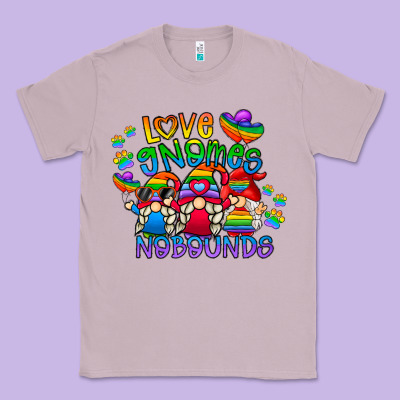 Love Gnome No Bounds Classic Tee Designed By Cowhidedigitalart