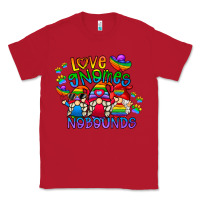 Red love gnome no bounds Classic Tee - CowhideDigitalArt