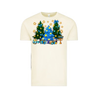 Vintage Arctic Hannukah Christmas trees Vintage Tee - NancyCooperArtShop