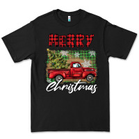Black merry christmas truck Premium Tee - BarkalooDesign