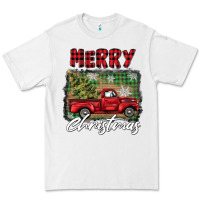 White merry christmas truck Premium Tee - BarkalooDesign