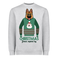 German Shepherd Dog Christmas Heavyweight Sweatshirt | Teevron