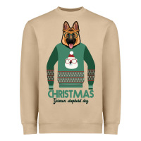 Mushroom German shepherd dog Christmas Heavyweight Sweatshirt - Bettercallsaul