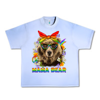 Grape Ice Mama Bear Pride LGBTQ+ Urban Heavy Tee - BundleAndBundleShop