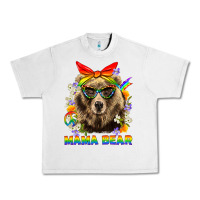 Lunar Rock Mama Bear Pride LGBTQ+ Urban Heavy Tee - BundleAndBundleShop