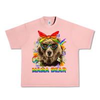 Salmon Mama Bear Pride LGBTQ+ Urban Heavy Tee - BundleAndBundleShop