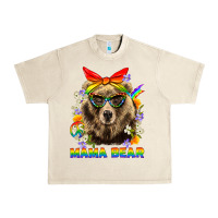 Sandshell Mama Bear Pride LGBTQ+ Urban Heavy Tee - BundleAndBundleShop