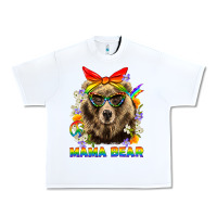 White Mama Bear Pride LGBTQ+ Urban Heavy Tee - BundleAndBundleShop