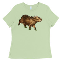 Matcha Capybara Ladies Tee - LillyAllenDesigns