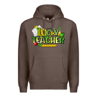Coffee lucky teacher St. Patrick's Day Premium Hoodie - HowdyJamesFarm