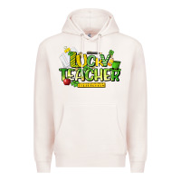 Pale Pink lucky teacher St. Patrick's Day Premium Hoodie - HowdyJamesFarm