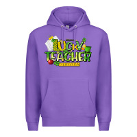 Purple lucky teacher St. Patrick's Day Premium Hoodie - HowdyJamesFarm
