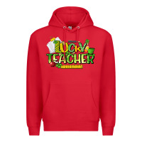 Red lucky teacher St. Patrick's Day Premium Hoodie - HowdyJamesFarm