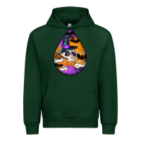 Forest Green Hallowen Teardrop Urban Hoodie - LillyAllenDesigns
