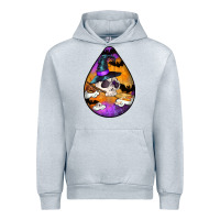 Heather Grey Hallowen Teardrop Urban Hoodie - LillyAllenDesigns