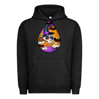 Pigment Black Hallowen Teardrop Urban Hoodie - LillyAllenDesigns
