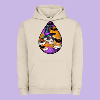 Hallowen Teardrop Urban Hoodie Designed By Lillyallendesigns