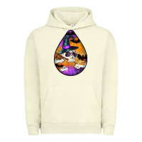 Pigment Pistachio Hallowen Teardrop Urban Hoodie - LillyAllenDesigns