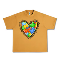 Peanut Butter autism heart Urban Heavy Tee - JahusDesignShop