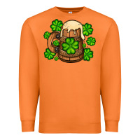 Carrot St. Patrick's Beer and shamrock Premium Sweatshirt - OliviaCreatesArt