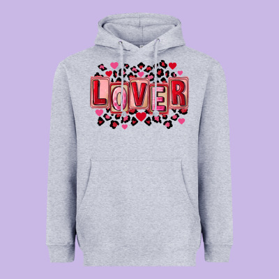 Valentine's Day Lover Heavyweight Hoodie Designed By Fadigitalartstudio