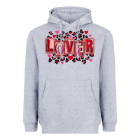 Heather Grey Valentine's Day lover Heavyweight Hoodie - FaDigitalArtStudio