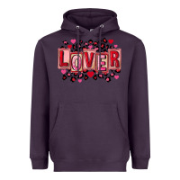 Plum Valentine's Day lover Heavyweight Hoodie - FaDigitalArtStudio