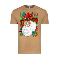Vintage Camel Cowboy Santa Vintage Tee - NancyCooperArtShop