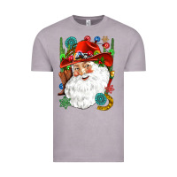 Vintage Zinc Cowboy Santa Vintage Tee - NancyCooperArtShop